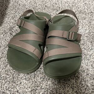 Chaco Olive Green Strapped Sandals